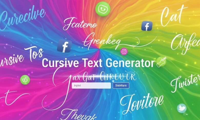 Cursive Text Generator – Copy and Paste Stylish Fonts Easily